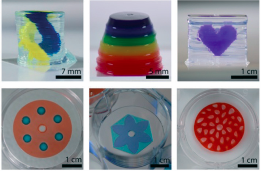 Layer-by-Layer Fabrication of 3D Hydrogel Structures Using Open Microfluidics